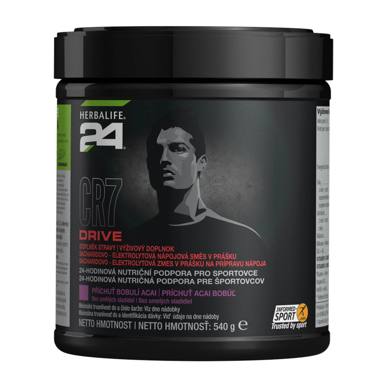 H24® CR7 Športový nápoj s príchuťou acai bobúľ