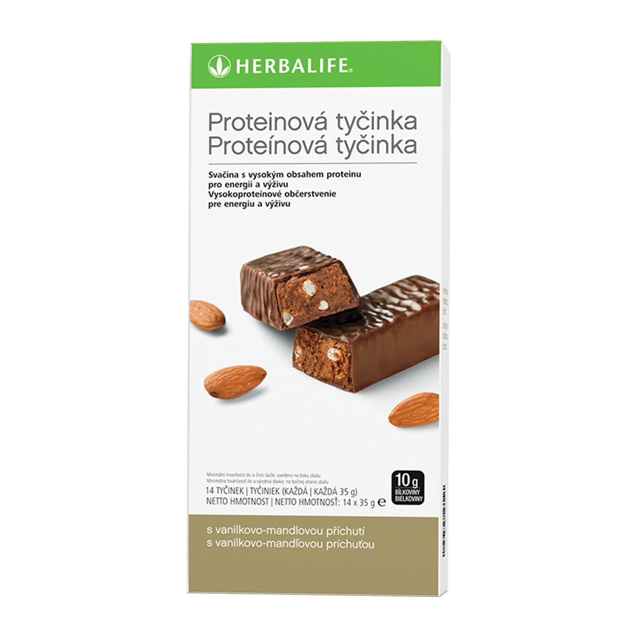 Proteínová tyčinka vanilkovo – mandľová