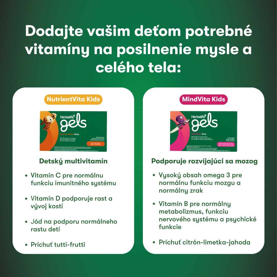 Herbalife vitamíny pre deti s Omega 3 pre podporu mozgu – Obrázok 2