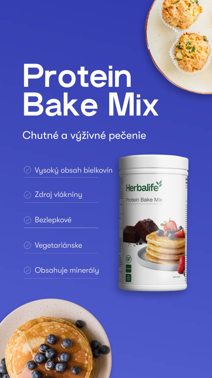 Herbalife Protein Bake Mix – výživné pečenie – Obrázok 2