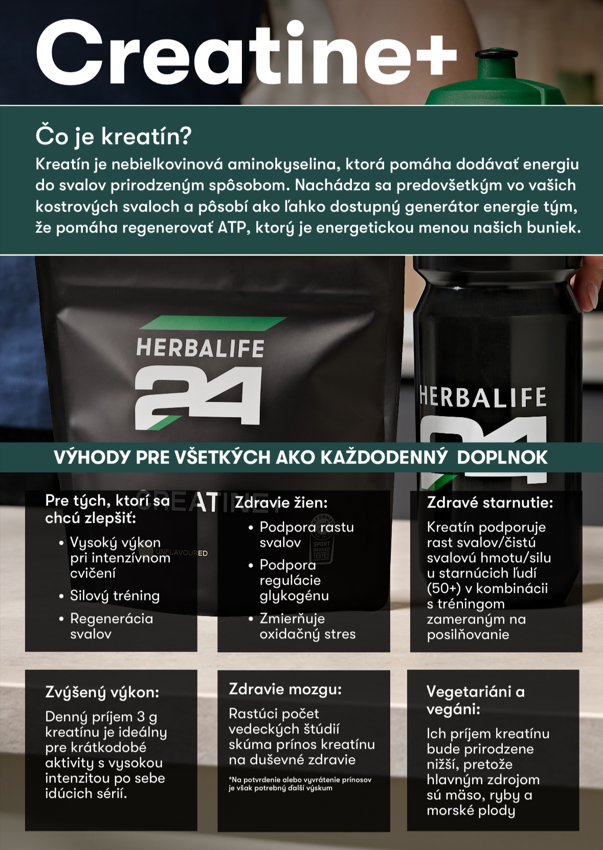 Herbalife H24 Creatine+ Kreatín – Obrázok 7