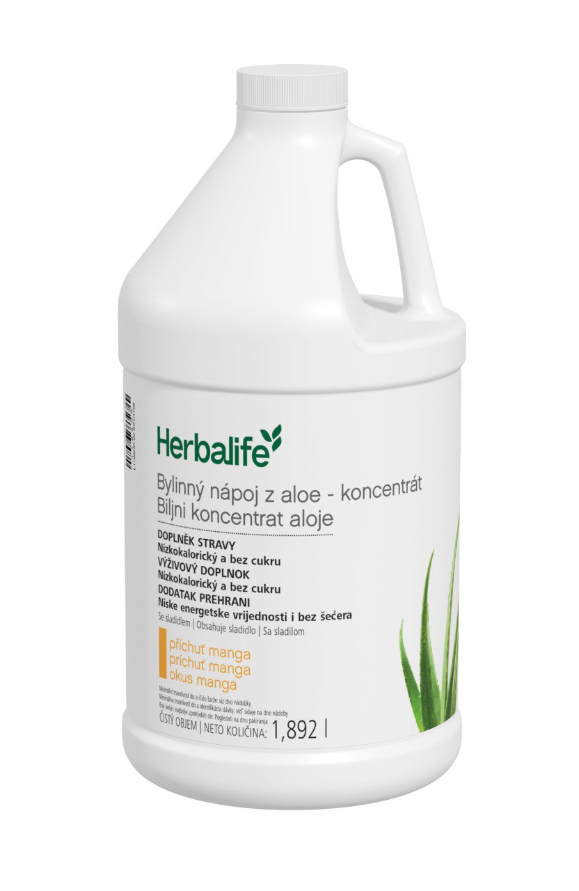 Herbalife Bylinný nápoj z aloe mango – rodinné balenie 1,892l