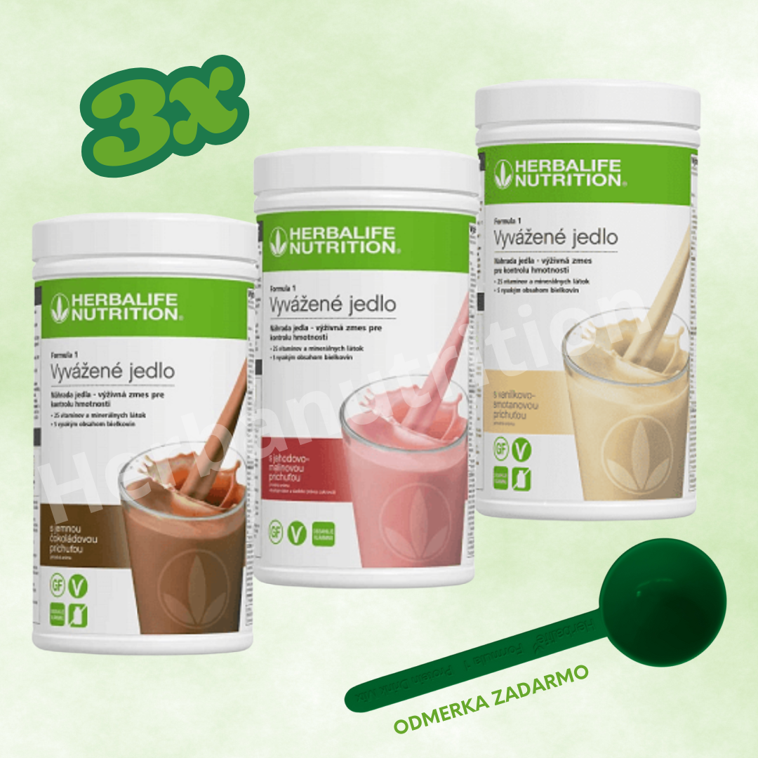 Herbalife 3x Shake Formula 1 | Výhodné balenie